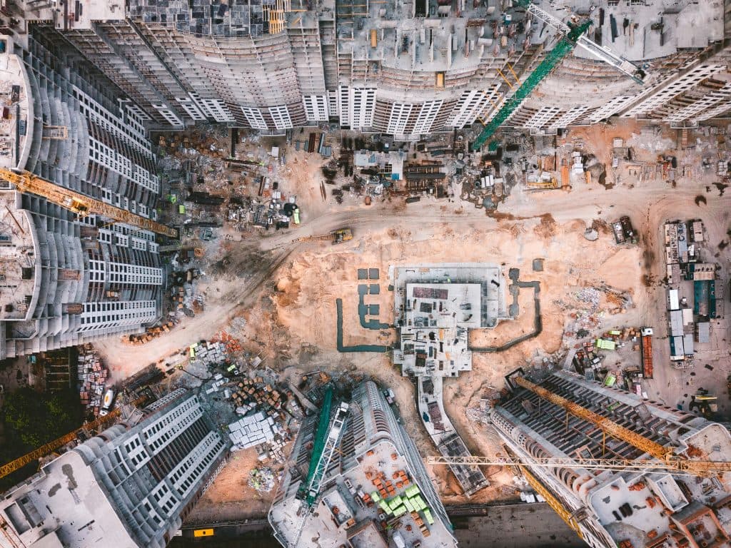 Drone Layout & QC commercial concrete contractors