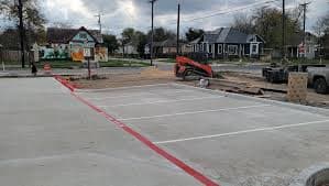 Parking Lot Striping commercial concrete contractors