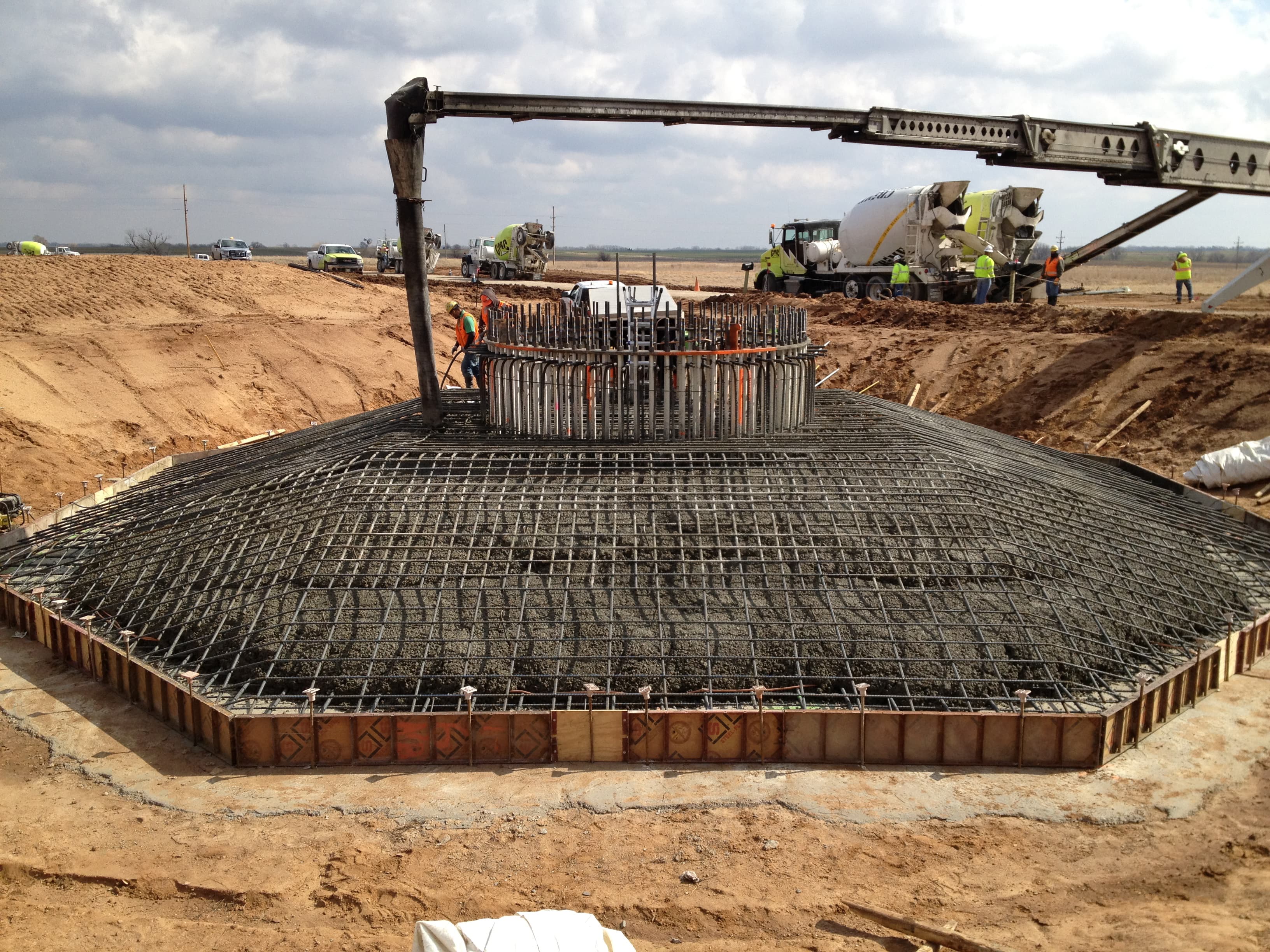 Renewable Energy Foundations commercial concrete contractors